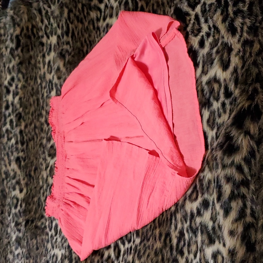 Faded glory; small; peach-colored skirt